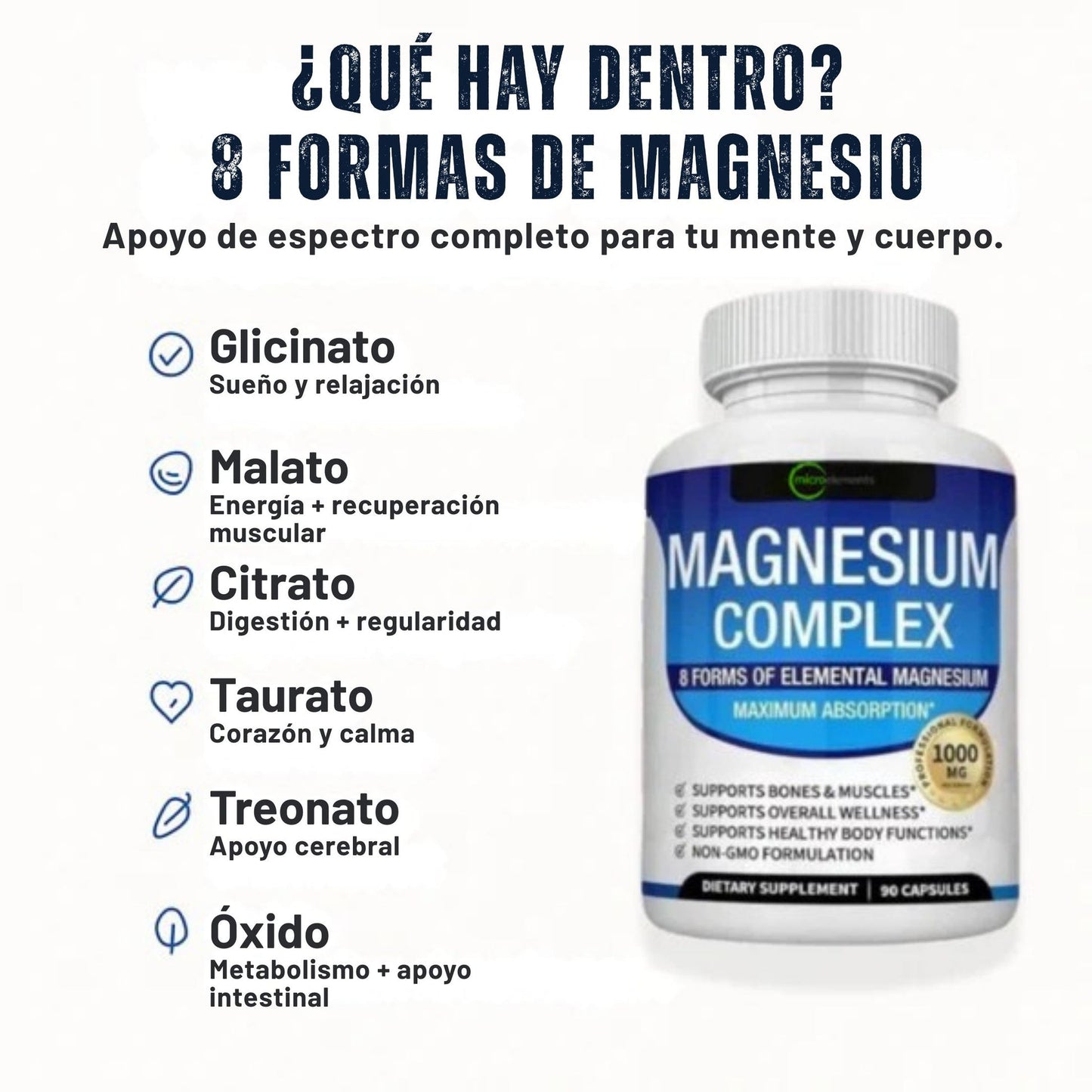 Complejo de Magnesio 8 en 1