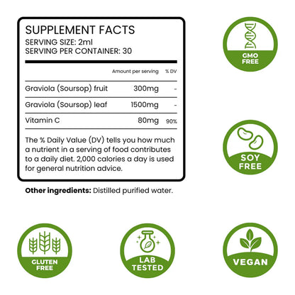 Pure Organic Soursop Drop Extract