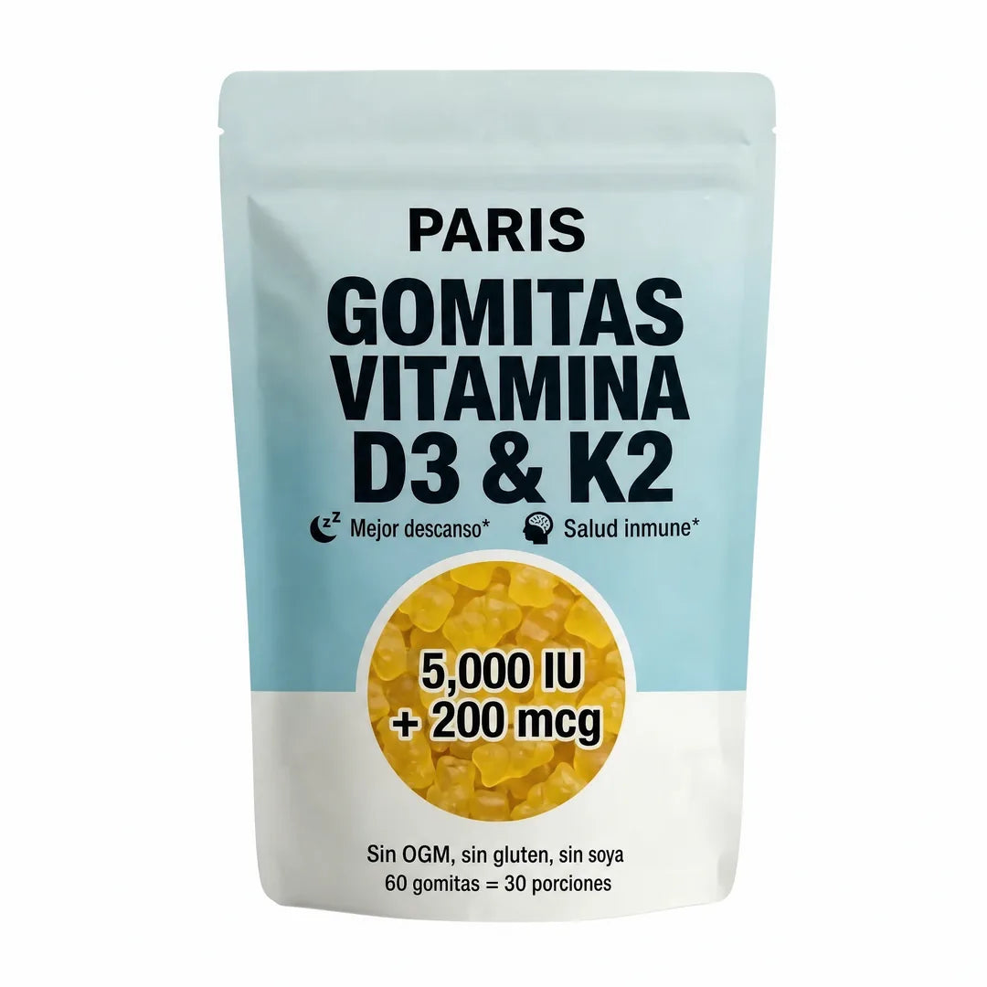 Gomitas vitamina D3 + K2 PARIS