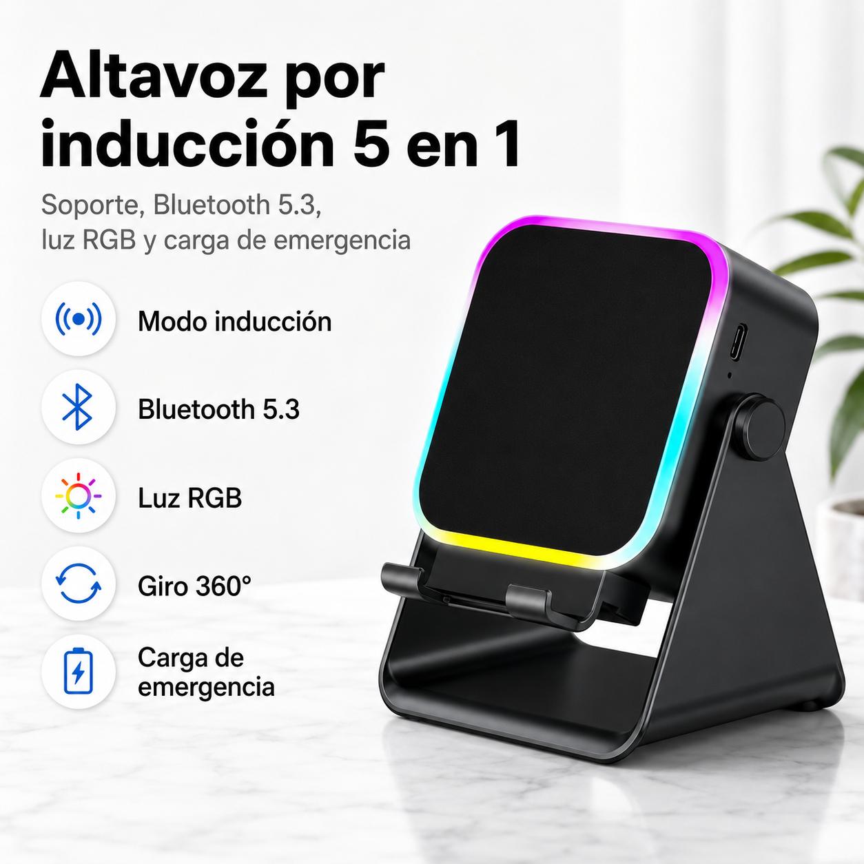 Altavoz Inalámbrico 5 en 1